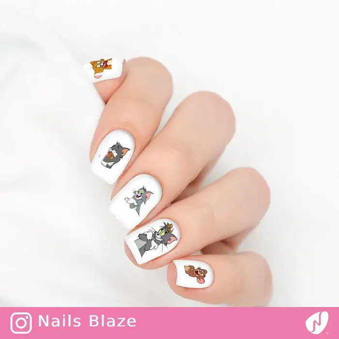 Tom and Jerry | Cartoon Nails - NB121